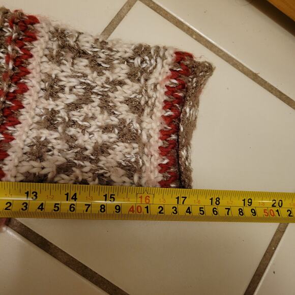 J. Jill Abstract Stripe Alpaca Wool Blend Open Cardigan Multicolor Womens Size M - Picture 8 of 10